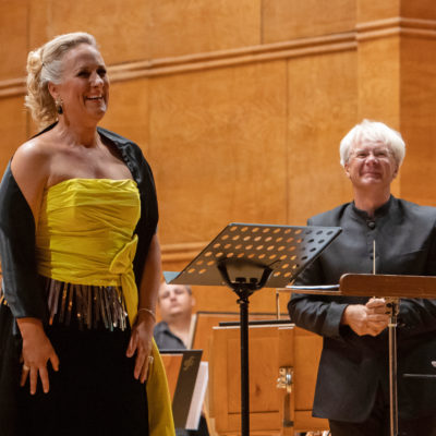 Diana Damrau and Pavel Baleff, September 2020 (C) Sofia Philharmonic. Photo: V. Balevska