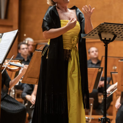Diana Damrau, September 2020 (C) Sofia Philharmonic. Photo: V. Balevska