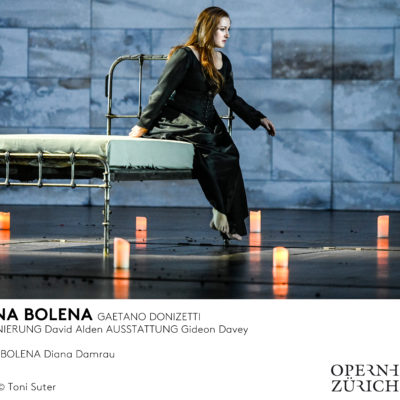 Diana Damrau as Anna Bolena. Photo: ©️ Toni Suter / Opernhaus Zürich