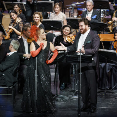 New Year’s Concert in Berlin with Mauro Peter and Maestro Christian Thielemann. Photo: Stephan Rabold