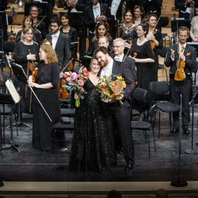 New Year’s Concert in Berlin with Mauro Peter and Maestro Christian Thielemann. Photo: Stephan Rabold